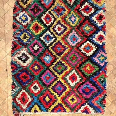 Tappeto PATCH Boucherouite | 160 x 130 cm