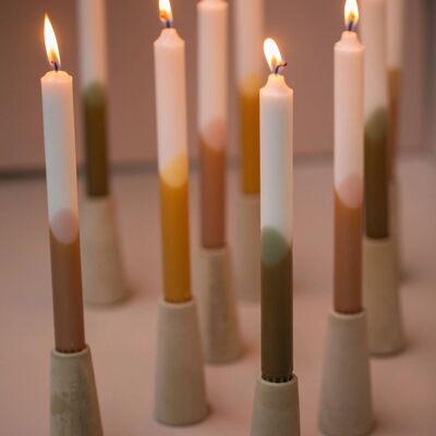 Candele da cena a forma di croce Cactula Dip Dye 2.2 x 24 centimetri