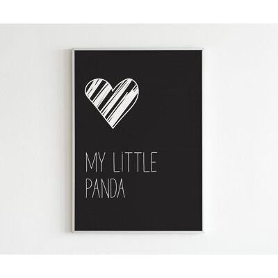 Poster - Kleiner Panda - A5 (21 x 14,8 cm)