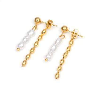 Boucles d'oreilles Noa | Acier inoxydable de qualité supérieure