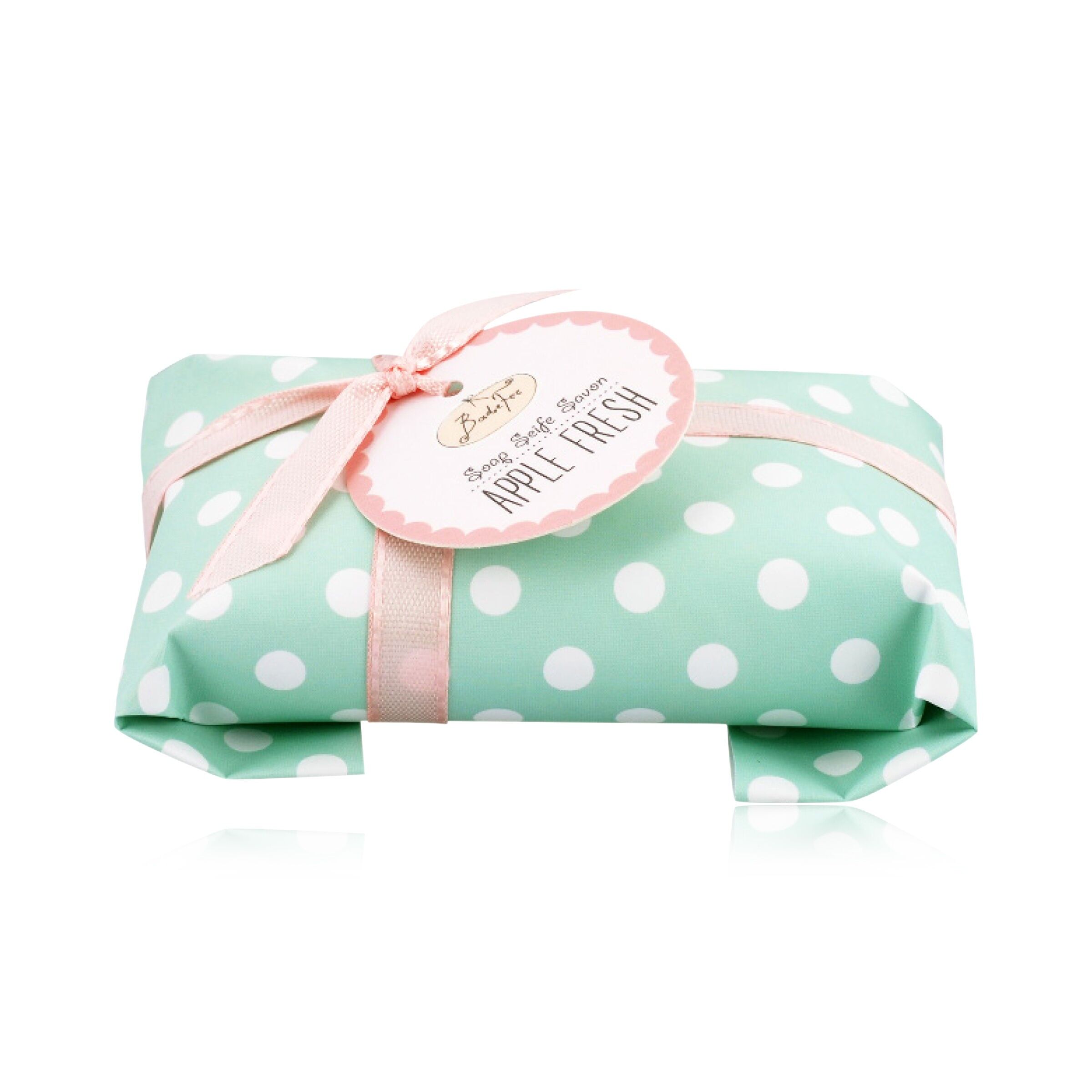 Apple Fresh bar soap in gift packaging - cream soap