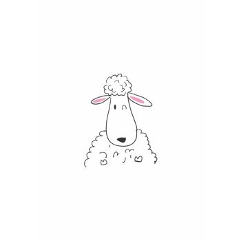 Affiche - Mouton - A5 (21 x 14,8 cm) 2