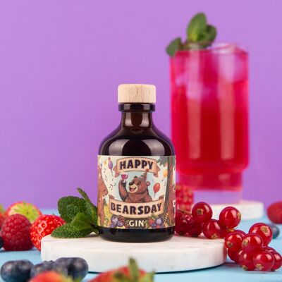 Happy Bearsday Gin 40% Vol.Miniature - 50ml