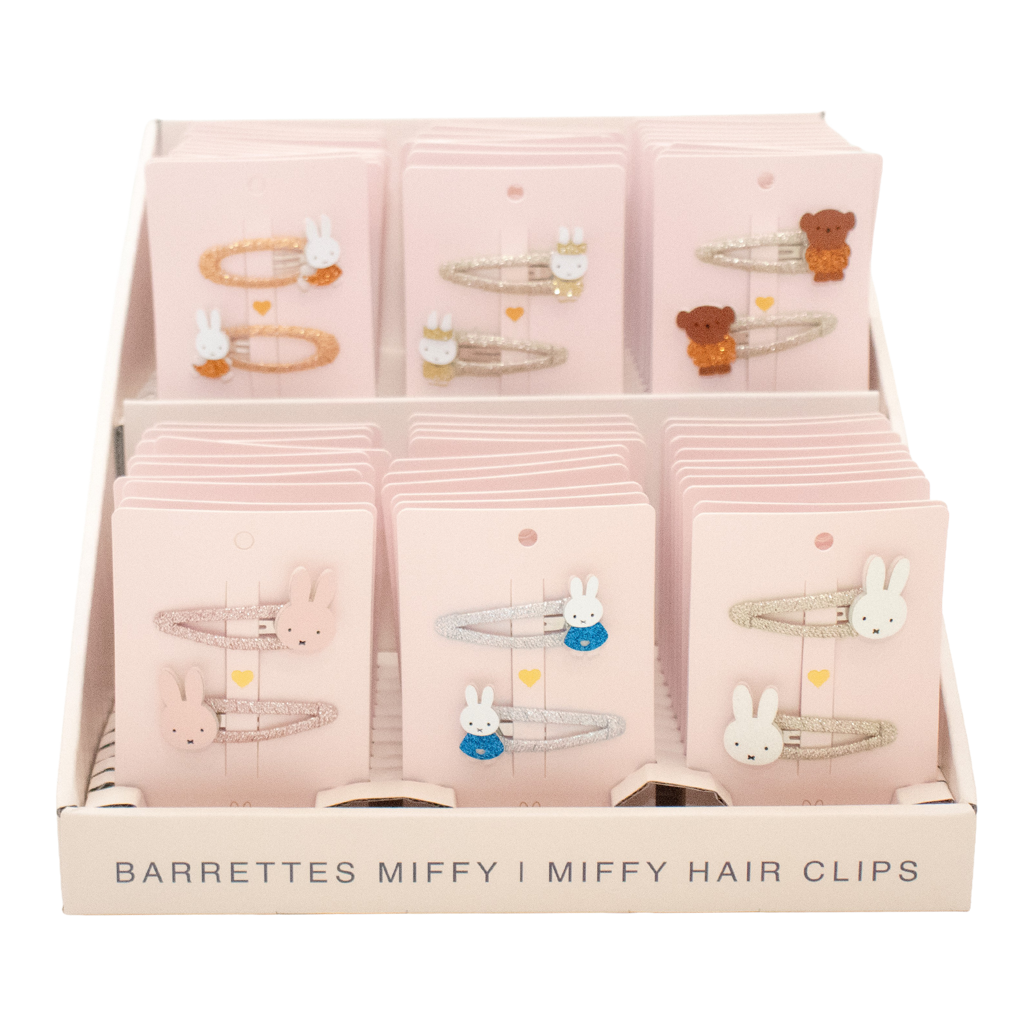 Miffy Premium Barrette Collection - 60-Piece Display