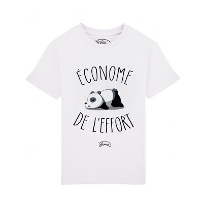 Tee-shirt Econome de l'effort blanc