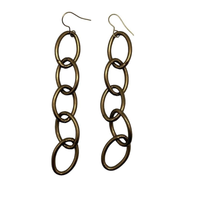 Vintage goldene Kette Ohrring