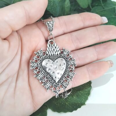 Sacred Heart Ex Voto Necklace