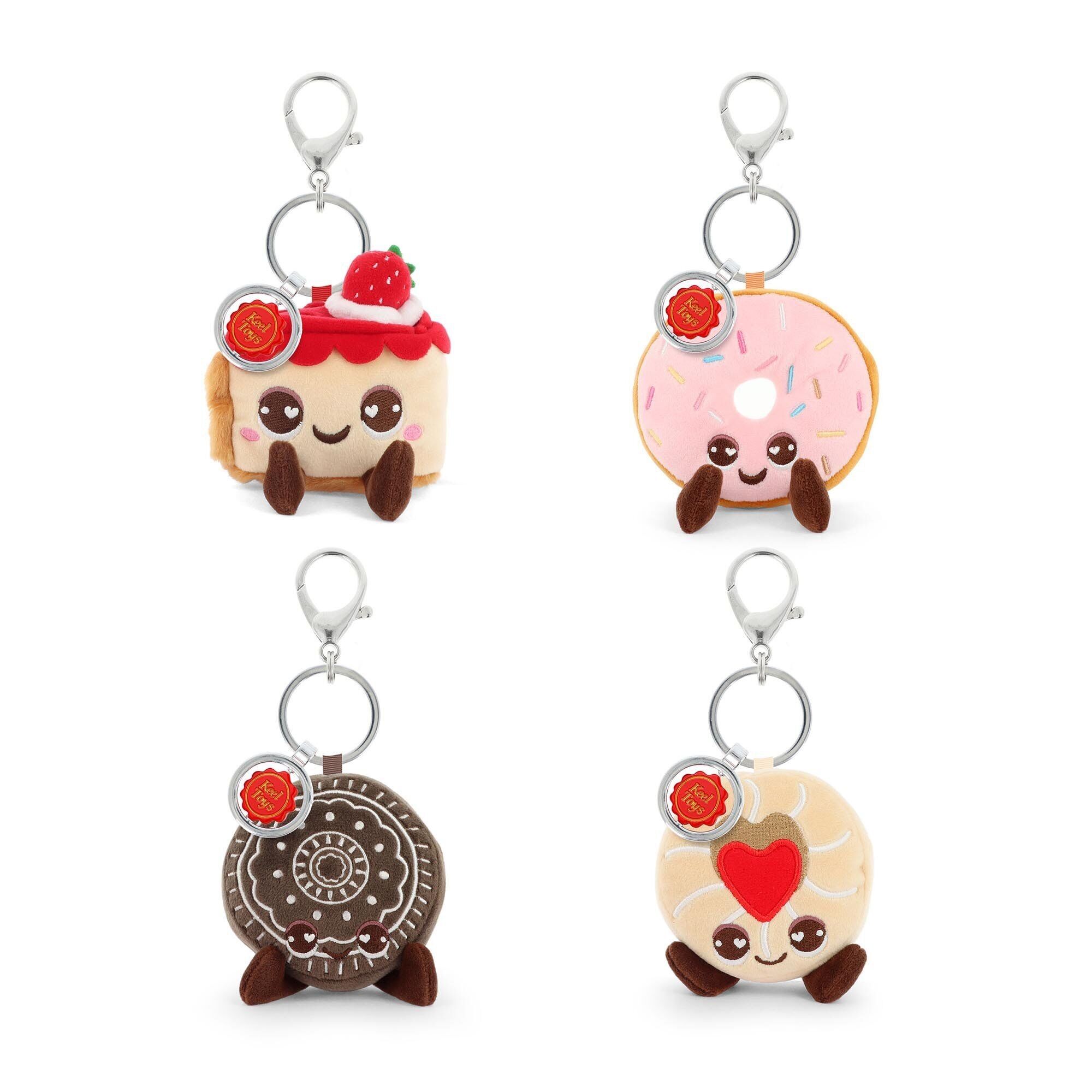 24 Plush Keychains 12cm - KEELECO