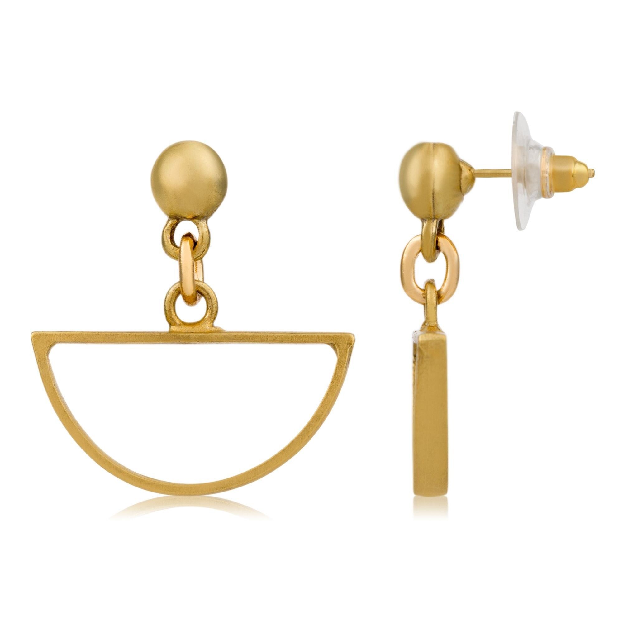 Goldener Rocker-Ohrring