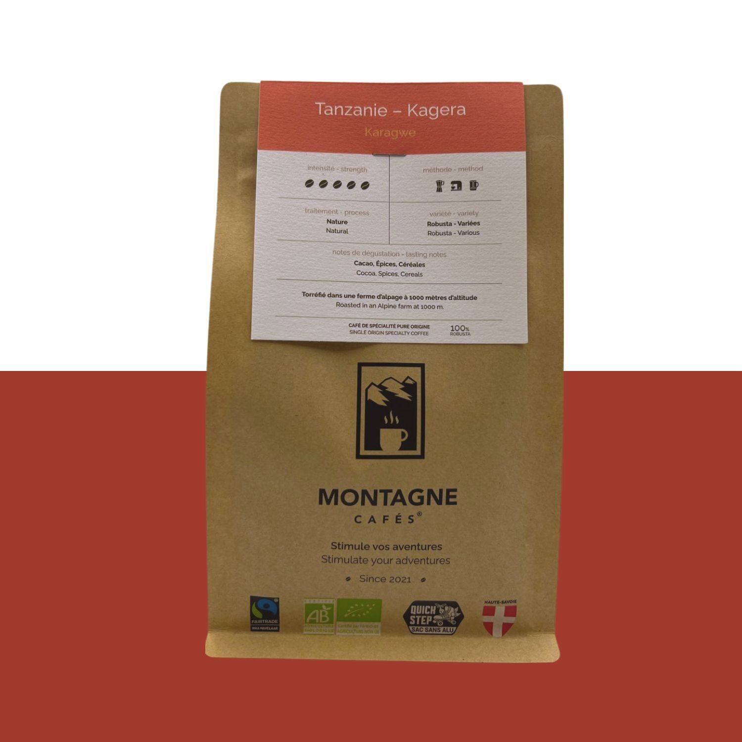 Tanzanie Bio | Kagera 100% Robusta