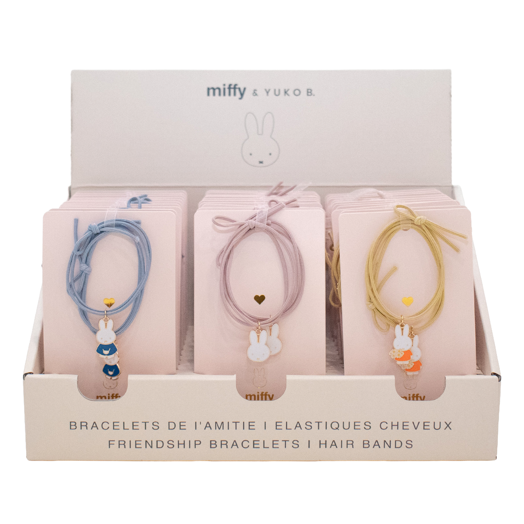 Freundschaftsarmband Duo I Miffy Haargummis