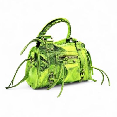Sac Cuir Mini BALIA Laminato Verde
