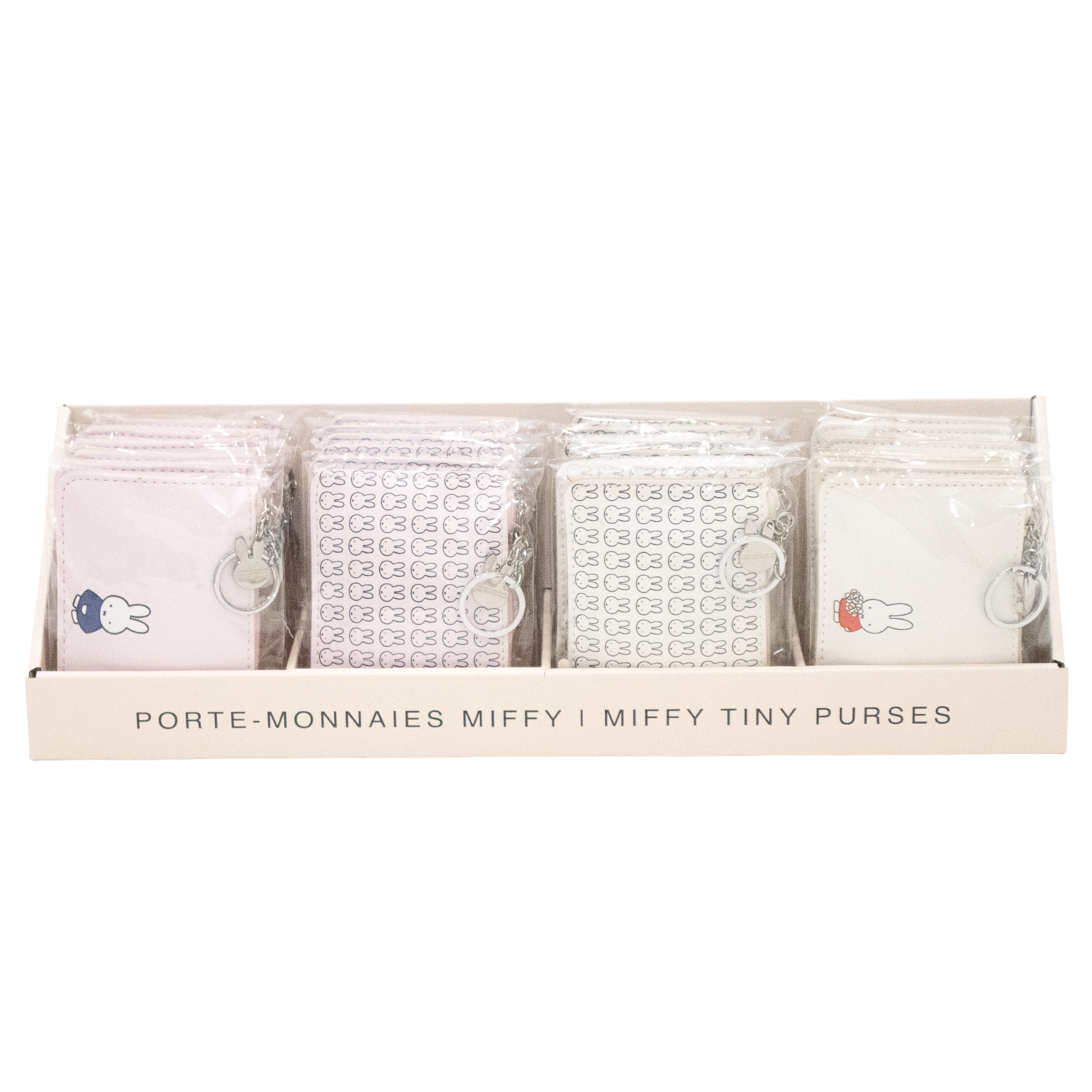 Display of 24 Miffy I Collection Coin Purses ©Mercis