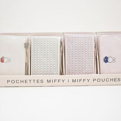 Display of 16 Miffy I Collection pouches ©Mercis Bv
