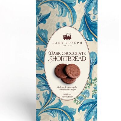 Shortbread and Belgian dark chocolate cookies