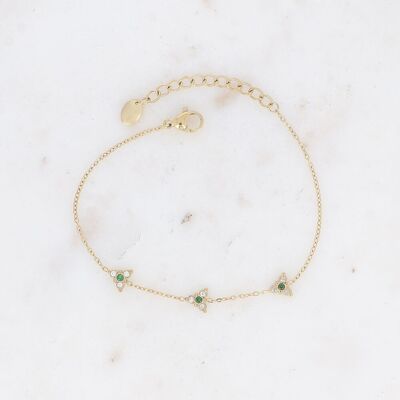 Bracciale Héloïse - triangolo e ossidi di zirconio