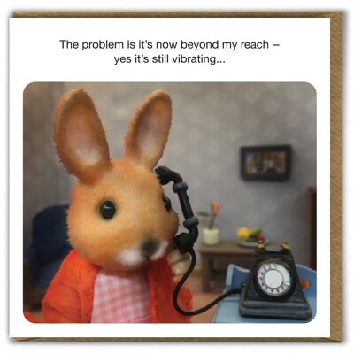 Funny Birthday Card - Still Vibrating by Forest_Fr1ends