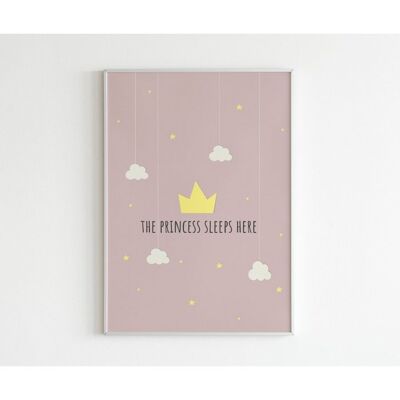 Poster Rabbit-Princess - A2 (42.0 x 59.4 cm)