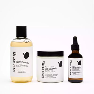 Routine cheveux bouclés
