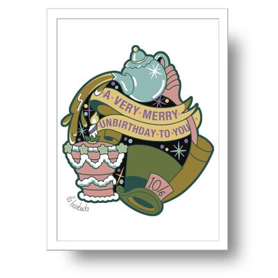 Merry Unbirthday Alice Print
