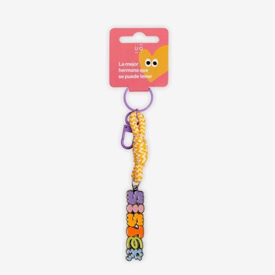 "The best sister you can have" metal keychain