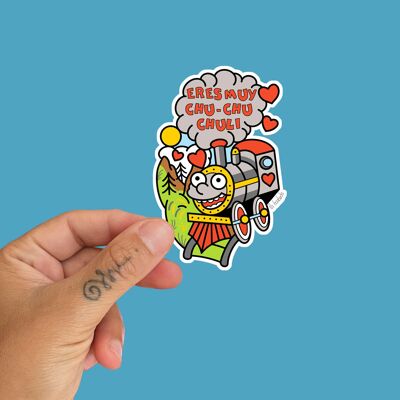 You're Very Cool Train Ralph Die Cut Vynil Sticker