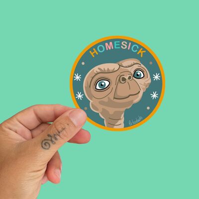 Homesick Colorful Vinyl Sticker