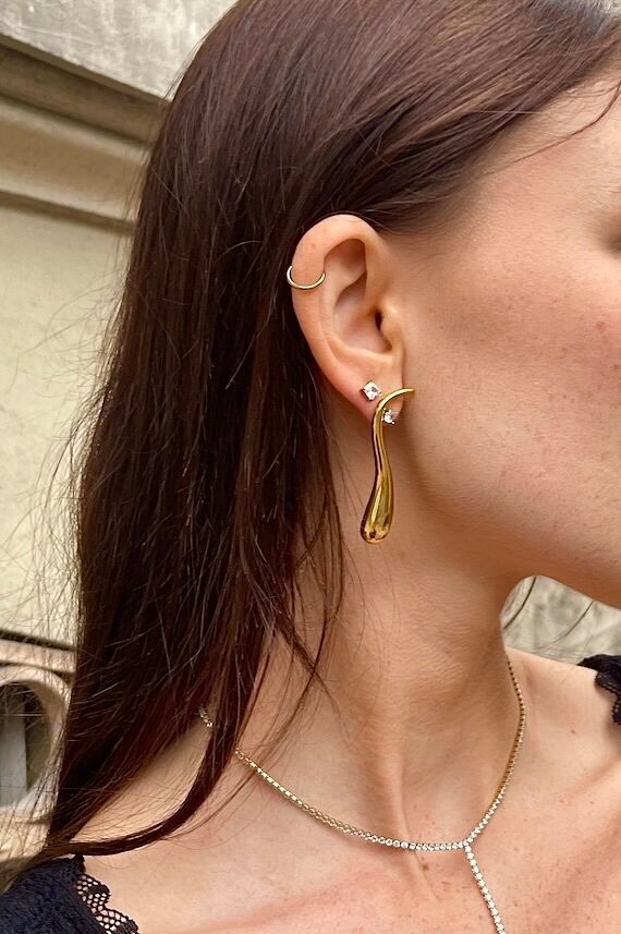 Orecchini in acciaio inossidabile 124CA41