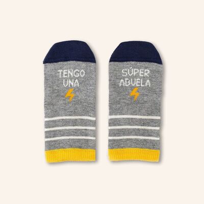 Mini Calcetines "Tengo una súper abuela"