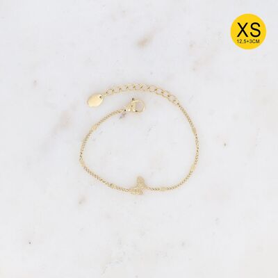 Bracciale Savina XS - Farfalla testurizzata