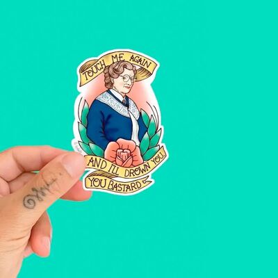 Touch Me Again Die Cut Vinyl Sticker