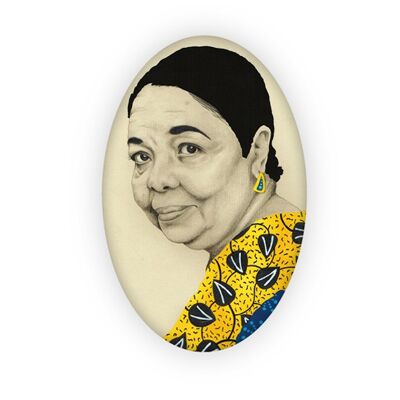 Broche culturelle Femmes - Cesária Evora