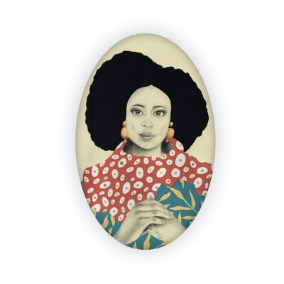 Cultural brooch Women - Chimamanda N Gozi Adichie and her cultural ebook