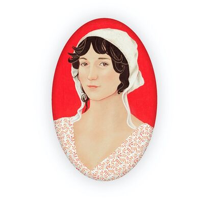 Cultural Brooch Women - Jane Austen