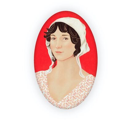 Cultural Brooch Women - Jane Austen