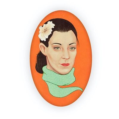 Broche culturelle Femmes - Maria Casarès