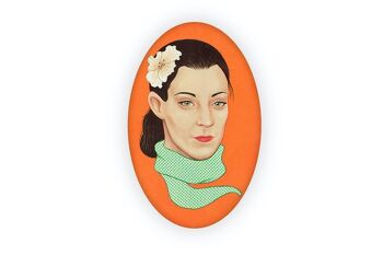 Broche culturelle Femmes - Maria Casarès 1