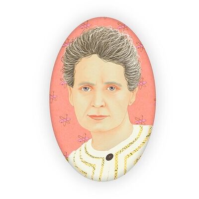 Broche Cultural Mujer - Marie Curie