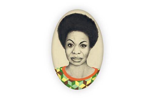 Broche culturelle Femmes - Nina Simone