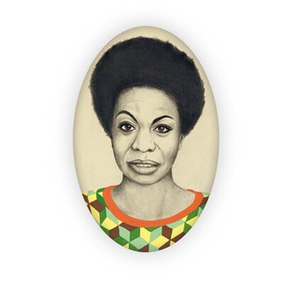 Cultural Brooch Women - Nina Simone