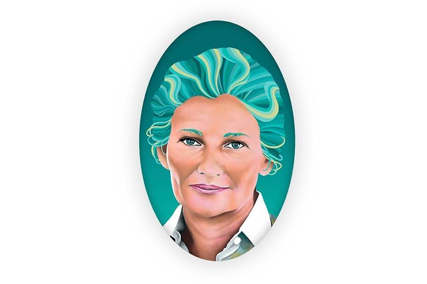 Spilla culturale da donna - Simone Veil