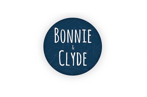 Broche culturelle - Fou d’amour - Bonnie & Clyde