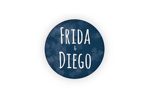 Broche culturelle - Fou d’Amour - Frida & Diego