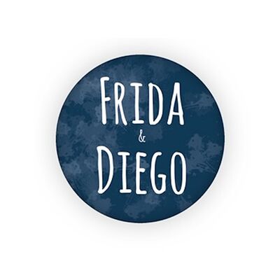 Spilla culturale - Crazy for Love - Frida & Diego