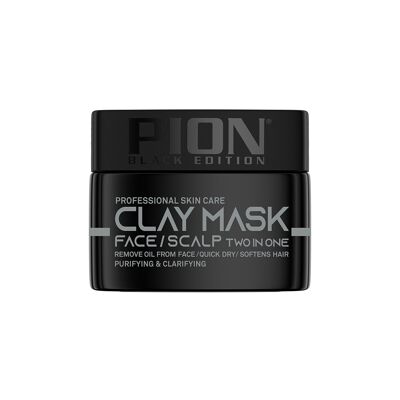 Maschera all'argilla Pion viso e cuoio capelluto due in uno 350 g