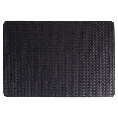 Double-sided woven placemat in PVC 30x44 cm, Horeca Black