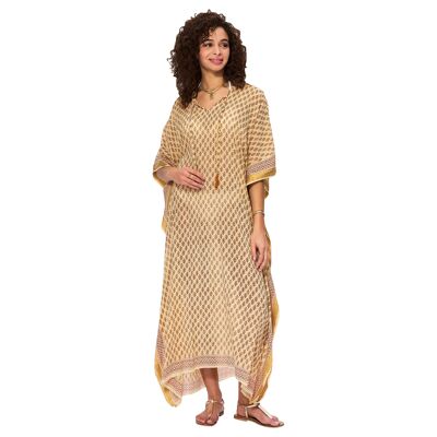 SUMMER KAFTAN LONG 3/4 SLEEVES KAF8500E