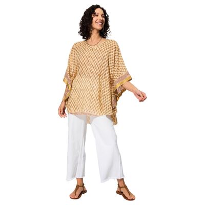 BLUSA ESTIVA A MANICHE CORTE TU8503G