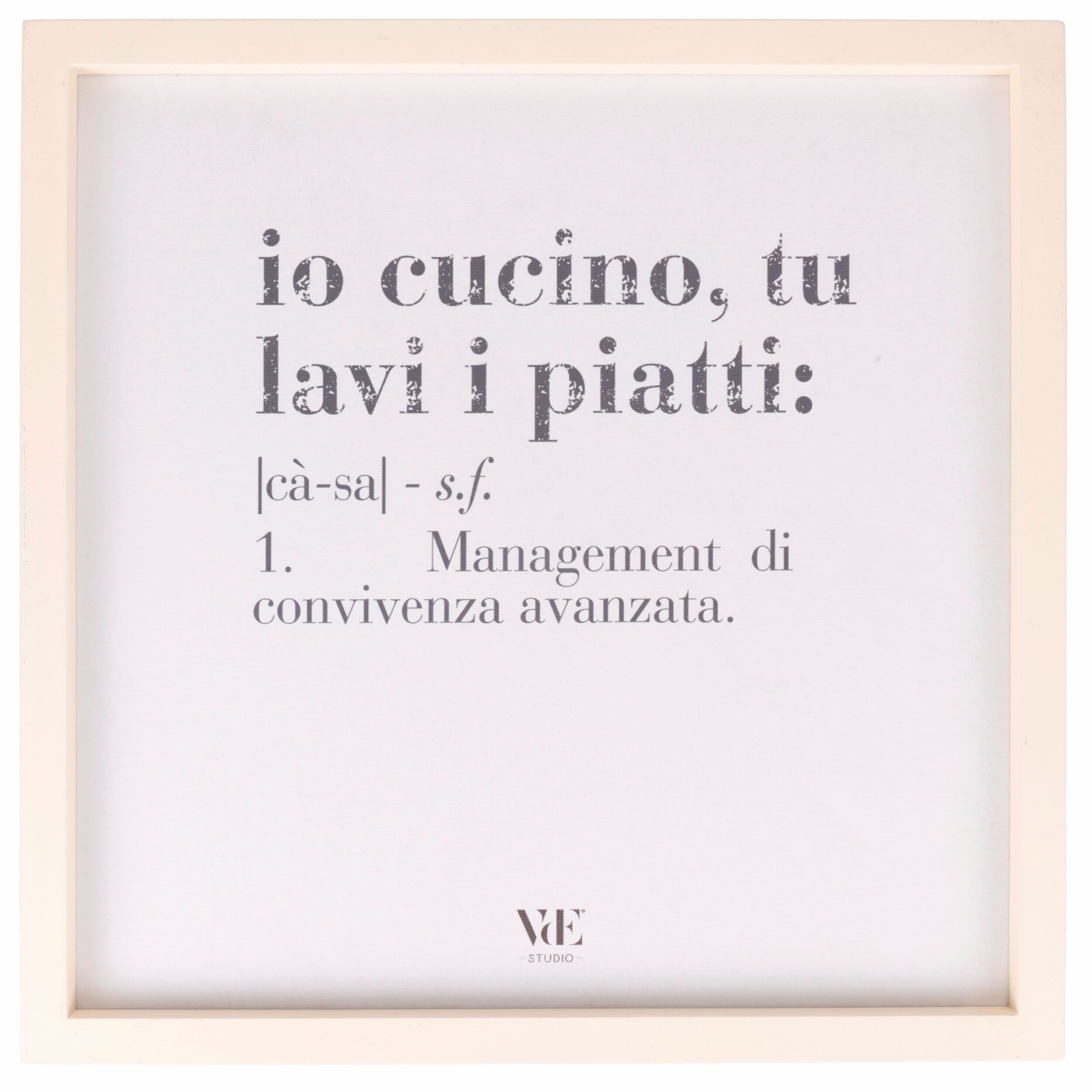 Tableau décoratif avec cadre 40x40 cm, Victionary