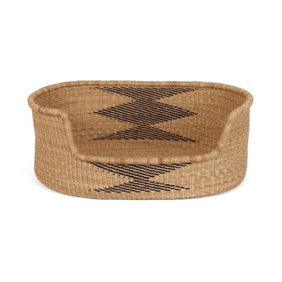 KARE : Panier pour chien naturel et noir - Moyen
